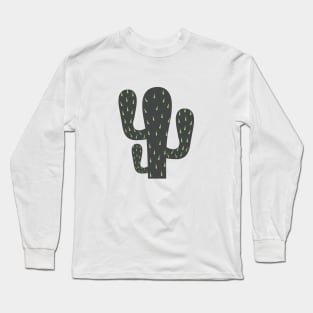 FUNNY CACTUS ILLUSTRATION Long Sleeve T-Shirt